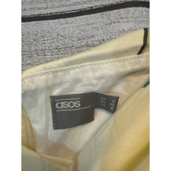 ASOS Floral Off-The-Shoulder Dress Size 4 US - Picture 2 of 3